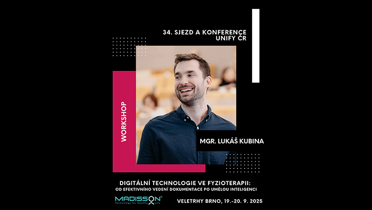 Pozvánka na workshop Digitální technologie ve fyzioterapii