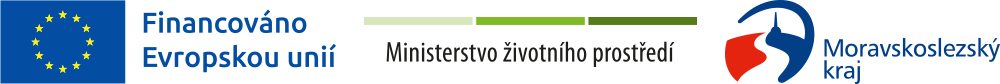 Financováno Evropskou unií; Ministerstvo životního prostředí; Moravskoslezský kraj
